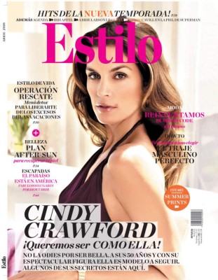 A sus 50 años, Cindy Crawford es un modelo a seguir. Algunos de sus secretos en nuestra edición impresa de ESTILO Abril