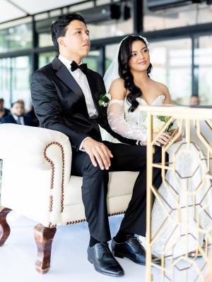 Inolvidable enlace de Yitzhak Burgos y Andrea Altamirano