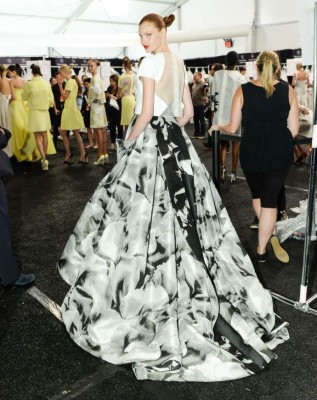 Backstage de Carolina Herrera