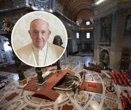 Así fue la procesión del Papa Francisco
