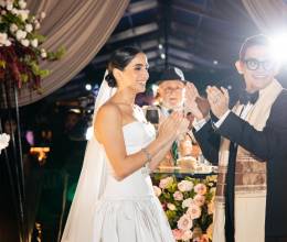 Renée Rosenthal y Rodrigo Rivera celebran una emotiva boda judía