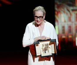 Meryl Streep recibió en la ceremonia de apertura de la 77 edición del Festival de Cannes la Palma de Oro honorífica por su increíble trayectoria cinematográfica