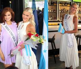 Maria Victoria Kjaer llegó a San Pedro Sula para ser parte de la gran final de Miss Universo Honduras 2025, y conocer un poco sobre la cultura del país. Su llegada marca un momento histórico, siendo la tercera Miss Universo en visitarnos, y la primera en coronar a la siguiente reina que representará a Honduras en el gran certamen de belleza. Aquí te contamos su recorrido por la nación cinco estrellas.