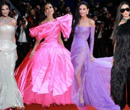Demi Moore ha brillado sobre la alfombra roja del Festival de Cannes con una serie de looks impactantes que combinan elegancia, dramatismo y alta costura, consolidándose como una de las figuras más comentadas de la 79 edición. Entre siluetas esculturales, colores vibrantes y detalles teatrales, Moore ha transformado cada aparición en un auténtico momento de moda.