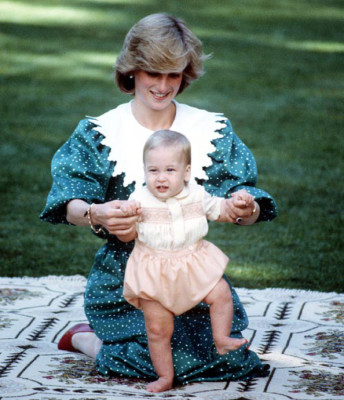 La infancia del príncipe William