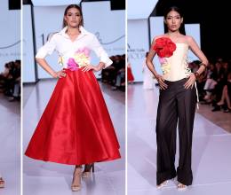 Inspirada en Frida Kahlo, Marcela Posadas debutó en las pasarelas de BAC Estilo Moda 2025 con <i>Raíces Vivas</i>, una colección de cinco conjuntos que destilan encanto, cultura y su sello femenino y clásico.