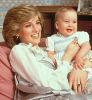 La infancia del príncipe William