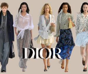 Bajo la dirección creativa de Jonathan Anderson, Dior presentó su colección Primavera-Verano 2027, inspirada en la filosofía del Wénwán, las tradicionales nueces chinas que celebran la imperfección y la asimetría. La propuesta llevó estas formas orgánicas al universo de la moda, con siluetas y detalles que recuerdan las formas moldeadas por la naturaleza.
