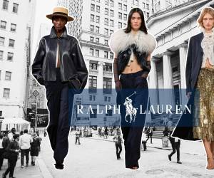 Ralph Lauren regresó por tercera vez a la galería Jack Shainman en downtown Manhattan para dar inicio a la New York Fashion Week, presentando su colección Primavera 2027. Complementando el luminoso mármol blanco del espacio, los tapices y bancos pintados a juego crearon el ambiente perfecto para una línea basada en un romance moderno para la USA clásica.