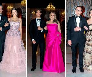 El momento sublime de la velada, inició con el desfile de padres e hijos, quienes hicieron un recorrido desde las gradas ubicadas en el lobby, para luego ingresar al salón y posarse en la pista para protagonizar el emotivo instante.