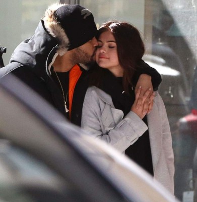 Selena y The Weeknd en Brasil