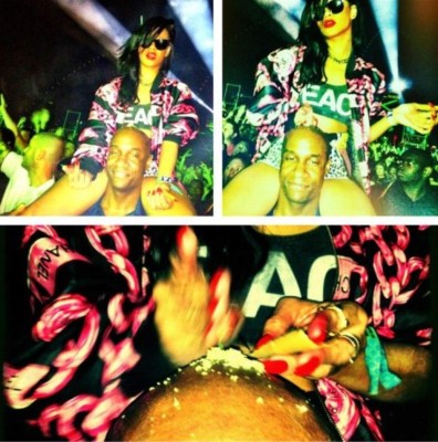 Rihanna captada en video ¿consumiendo cocaína?
