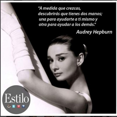 ¡Audrey Hepburn en frases!