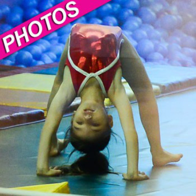 Hija de Tom y Katie será gimnasta