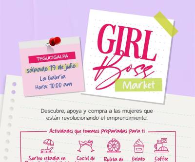 Acompáñanos a Girl Boss Market 2025 en Tegucigalpa