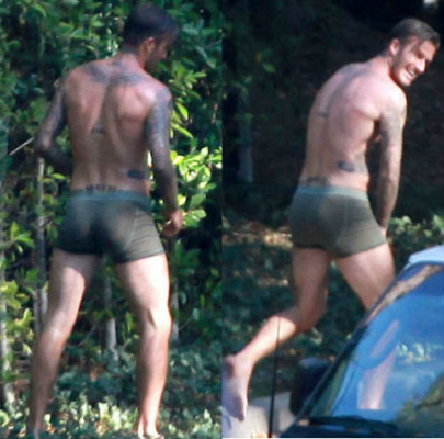 David Beckham sin ayuda de photoshop