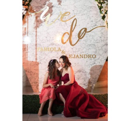 La boda civil de Fabiola Matamoros y Alejandro Galeano