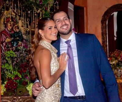La boda civil de Carlos Simán y Marcela Andonie