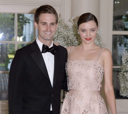 Miranda Kerr se casa con el CEO de Snapchat