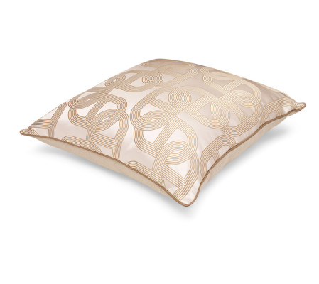Gold trim.Throw pillow con detalles dorados by Hermés