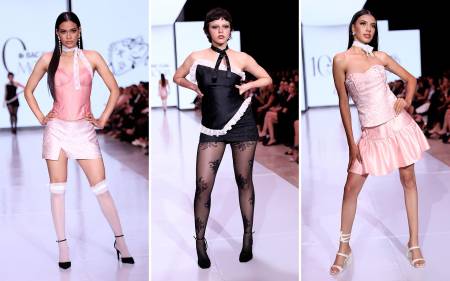 Con una propuesta inspirada en una muñeca, Katleen Calderón presentó <i>Hailey</i> en BAC Estilo Moda 2025: una colección femenina y meticulosamente elaborada, donde los bordados, encajes y acabados hechos a mano reflejaron la dedicación de la diseñadora. Cada detalle celebró la belleza natural con un aire de confianza, delicadeza y elegancia.