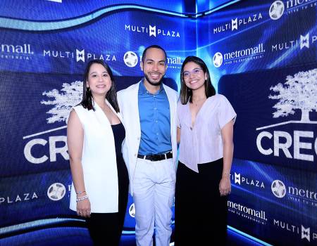 Lila Fúnez, Alexandre Moreno y Vera Vásquez.