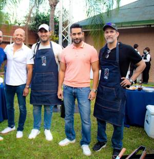Santiago Robelo, Junior Marsan, Pablo Suazo, Dennys Andino y Henry D’Arcy.