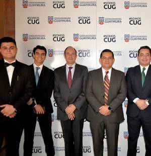 Felipe Rivera, Andrés Funes, José María Román, Fuad Azzad Ham, Carlos Borjas y Jorge Torres.
