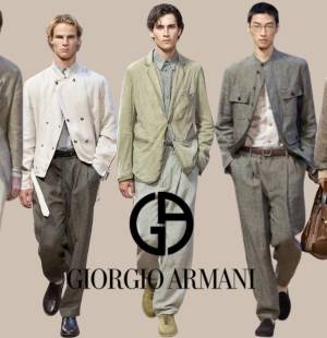 La colección masculina Spring/Summer 2027 de Giorgio Armani presentó una propuesta ligera, sofisticada y relajada, donde predominaron las siluetas fluidas, los tejidos frescos y una paleta inspirada en el Mediterráneo.