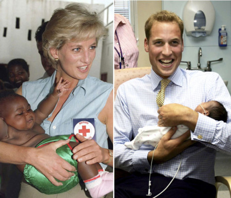 La infancia del príncipe William