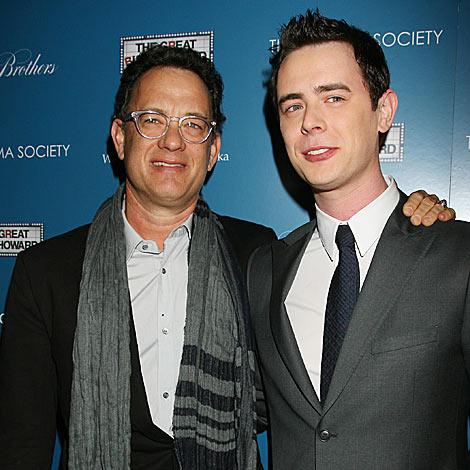 Tom y Colin Hanks.