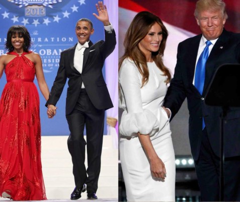4. MICHELLE LAVAUGHN ROBINSON OBAMA hizo historia en Estados Unidos hace ocho años formando junto a Barack Obama la primera pareja presidencial afroamericana del país.<br/><br/>MELANIA KNAVS es la segunda primera dama de Estados Unidos nacida fuera del país. La anterior fue la británica Louisa, esposa de John Quincy Adams, presidente de 1825 a 1829.<br/>