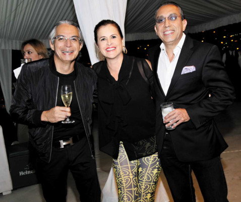 Carlos Villeda, Monique Casanova y Juan José Tomé