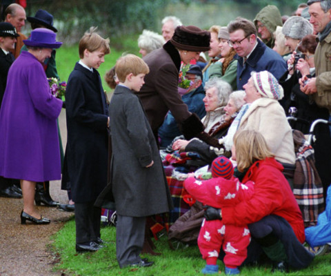 La infancia del príncipe William