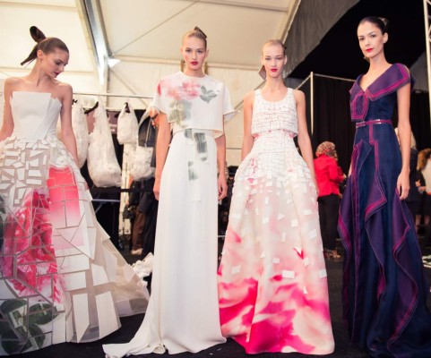 Backstage de Carolina Herrera