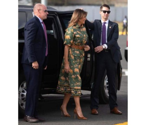 Los looks de Melania Trump en África