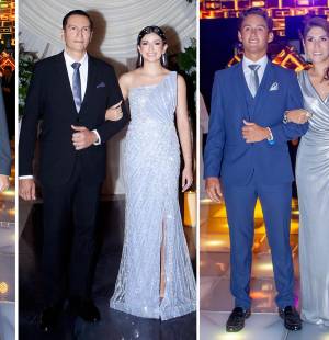 La alegría de ver a sus hijos culminar la secundaria fue el mejor motivo para celebrar durante una elegante noche en el salón Napoleón del Copantl Convention Center. El programa inició con el esperado desfile. En el lobby, se instaló una cabina telefónica inglesa, un fondo con la emblemática imagen del Big Ben y un vehículo Corvette Stingray de 1980, creando un ambiente sofisticado y lleno de estilo.