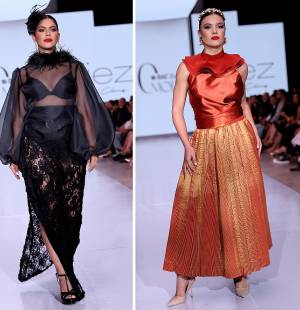 Una propuesta con una paleta cromática blush &amp; gold luxe, que combina matices tierra y nude con tonalidades rosadas y doradas metálicas, reflejando sofisticación y celebrando el lujo que caracteriza la alta costura. Así es Diez, la colección que Miguel Chong presentó para conmemorar la X edición de BAC Estilo Moda, inspirándose en su recorrido, en los inicios, la evolución y el triunfo de una década que ha marcado un antes y un después en la industria.