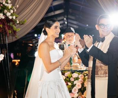 Renée Rosenthal y Rodrigo Rivera celebran una emotiva boda judía