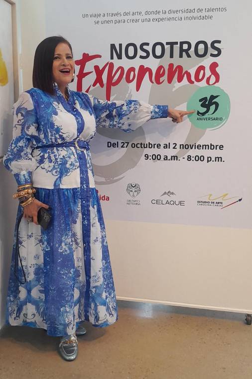 Con la participación de 230 alumnos el Estudio de Arte Carolina Carías celebró su 35 aniversario, con la exposición ”Nosotros Exponemos” donde se apreciaron 550 obras.