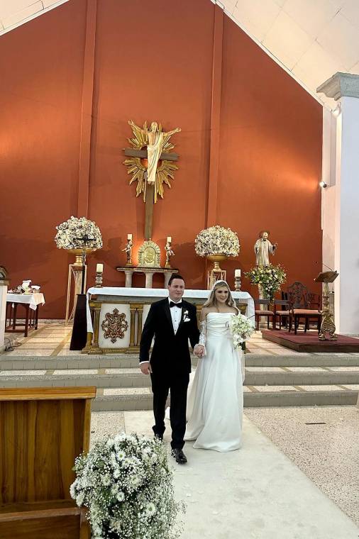 La boda religiosa de Dalton Barrosse y Annie Núñez