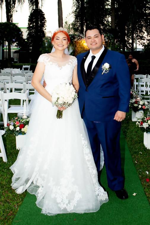 Así fue boda de Douglas Flores y Annie Rivera