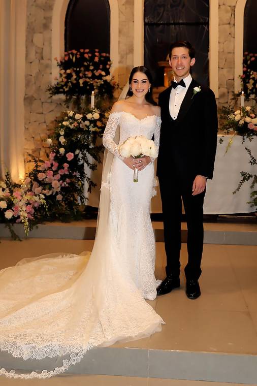 Así fue la boda de Samira Kafati y Paolo Burgos