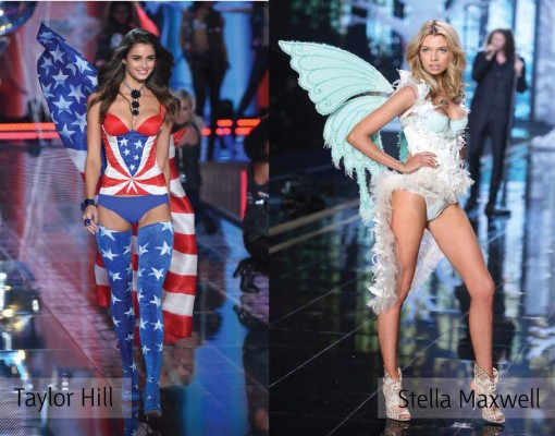 Taylor Hill (Ángel) y Stella Maxwell (Ángel)