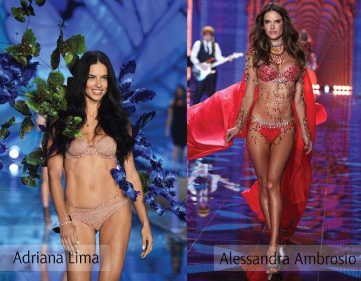 Adriana Lima (Ángel) y Alessandra Ambrosio (Ángel)