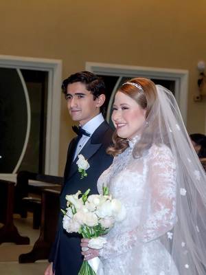 Boda religiosa de Orlando Merino y Michelle Valladares