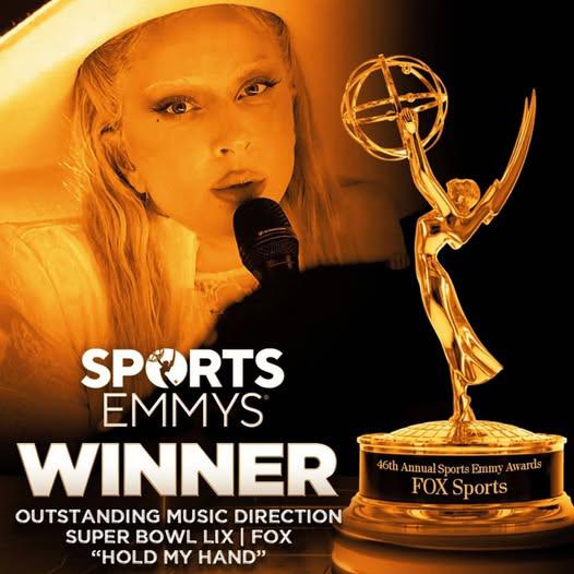 Lady Gaga recibe un Emmy y está a solo un paso de ser EGOT
