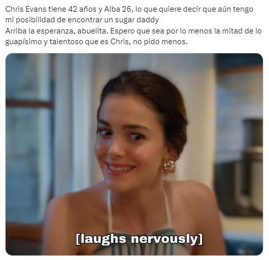 Fans reaccionan con memes a la boda de Chris Evans y Alba Baptista