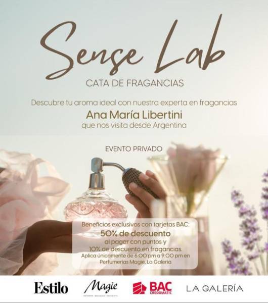 Sense Lab: descubre tu aroma ideal con la ayuda de Ana María Libertini