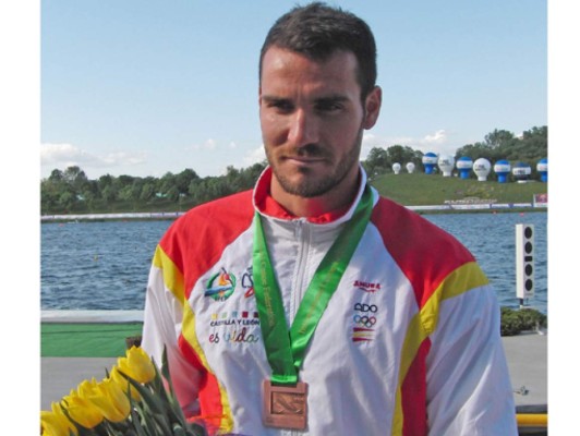 Saul Craviotto, seleccionado español en la disciplina de Kayak y también trabaja como policía<br/>